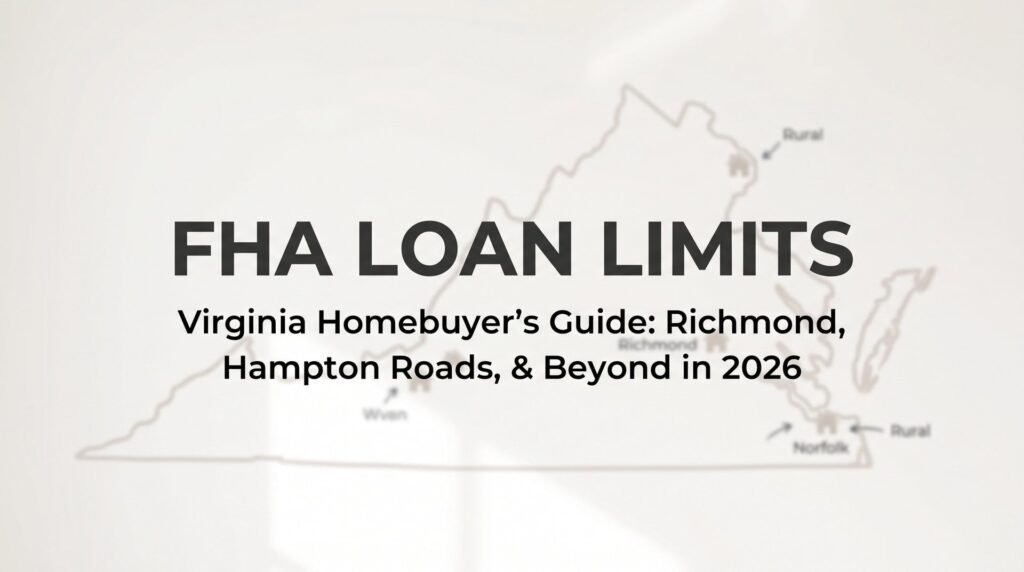 FHA Loan Limits in Virginia: What Homebuyers in Richmond, Hampton Roads, and Beyond Need to Know in 2026