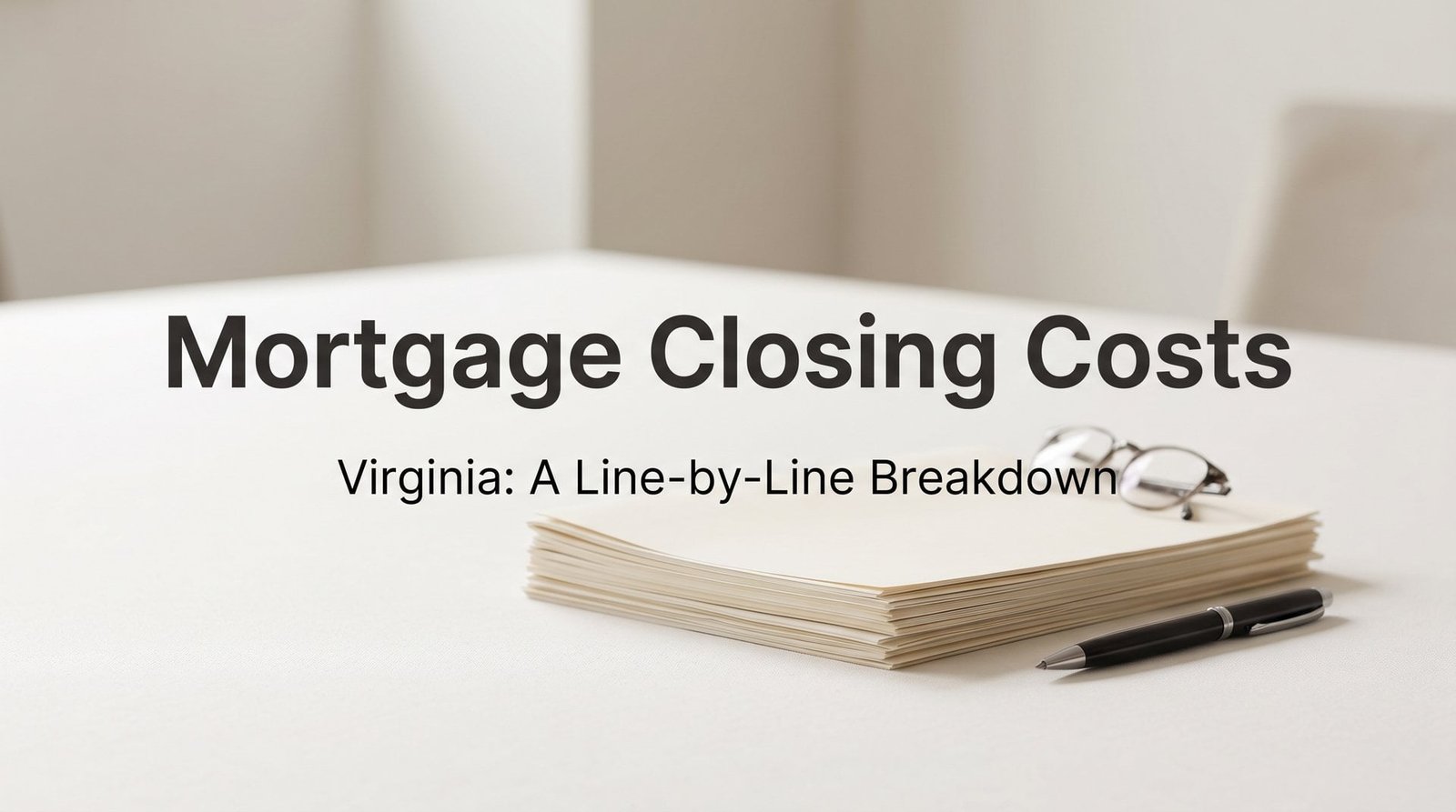 Mortgage Closing Costs in Virginia: A Line-by-Line Breakdown for Homebuyers