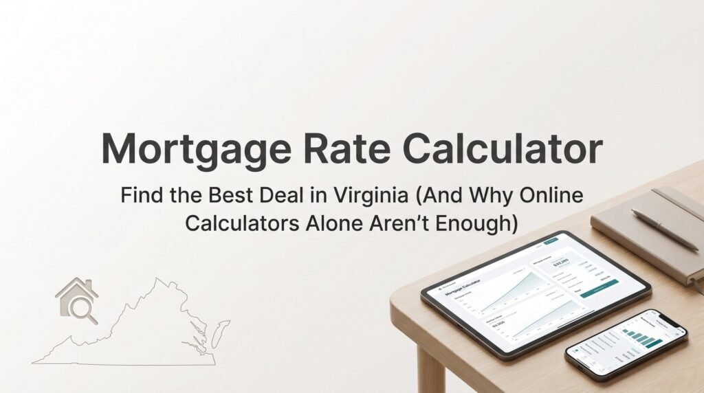 How to Use a Mortgage Rate Calculator to Find the Best Deal in Virginia (And Why Online Calculators Alone Aren’t Enough)